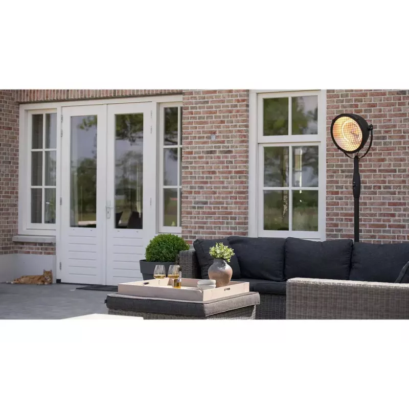 Halogēna elektriskais telpu sildītājs Sunred Indus Indoor Melns, Brūns