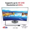 CLUB3D DisplayPort 1.4 uz HDMI 2.0b HDR kabelis, vīrišķais/vīrišķais, 2 m / 6,56 pēdas