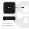 USB-C Quad DisplayLink dokstacija CLUB 3D CSV-2542 — 2× DisplayPort 8K60Hz, 2× HDMI 4K60Hz, PD 100W, 2.5G Ethernet