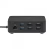 USB-C Quad DisplayLink dokstacija CLUB 3D CSV-2542 — 2× DisplayPort 8K60Hz, 2× HDMI 4K60Hz, PD 100W, 2.5G Ethernet