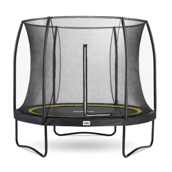 Virs zemes batuts Salta Comfort Round, 54 atsperes, maks. 120 kg, 3 kājas, drošības tīkls, ārā