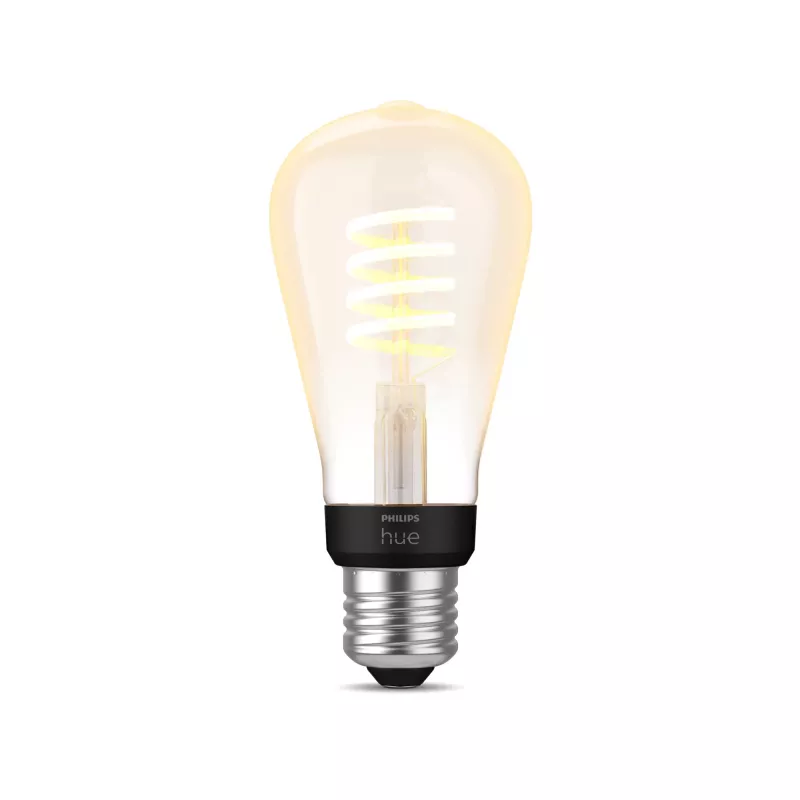 Philips ST64 – E27 viedā spuldze, Viedā spuldze, Bluetooth/Zigbee, LED, E27, ST64, silti balta, vēsi balta