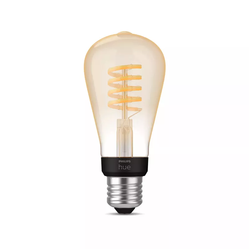 Philips ST64 – E27 viedā spuldze, Viedā spuldze, Bluetooth/Zigbee, LED, E27, ST64, silti balta, vēsi balta