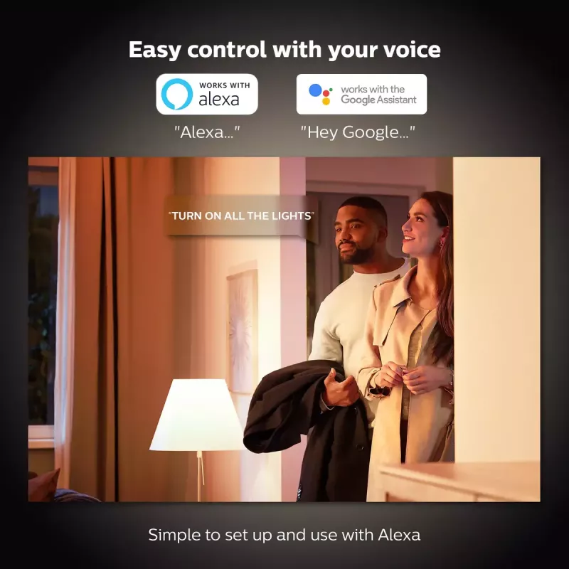 Philips Hue balta A60 – E27 viedspuldze – 800 (2 gab.)