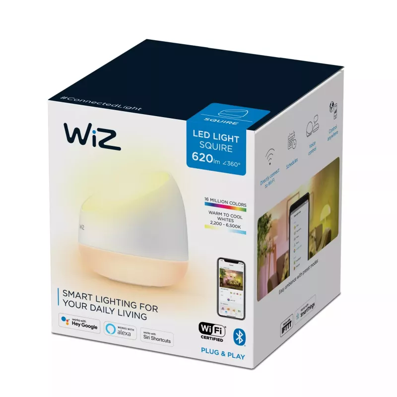 WiZ viedā apgaismojuma viedā galda lampa Wi-Fi/Bluetooth 9 W