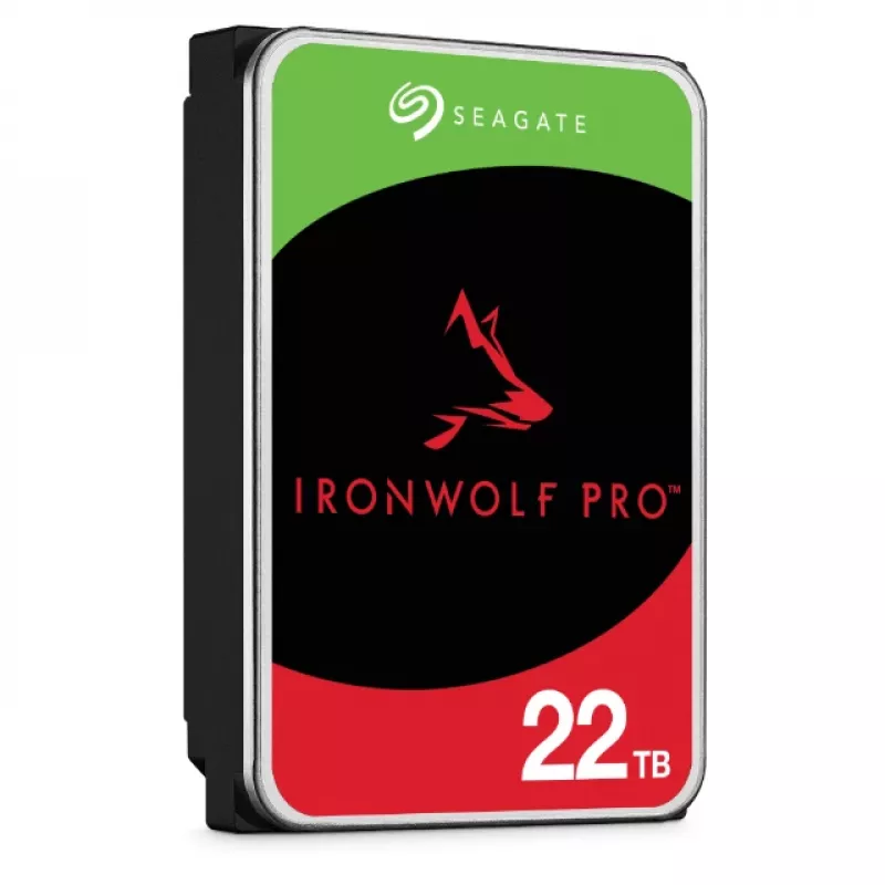Seagate IronWolf Pro ST22000NT001 iekšējais cietais disks 22 TB 7200 RPM 512 MB 3,5 collas Serial ATA III