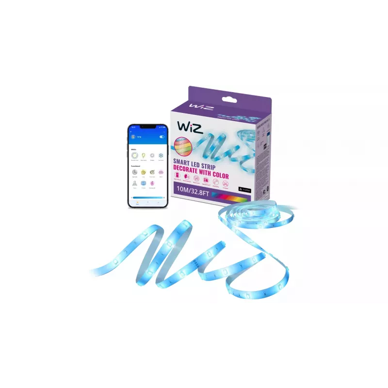 WiZ viedais apgaismojums Viedā lentes gaisma Wi-Fi/Bluetooth 10 W