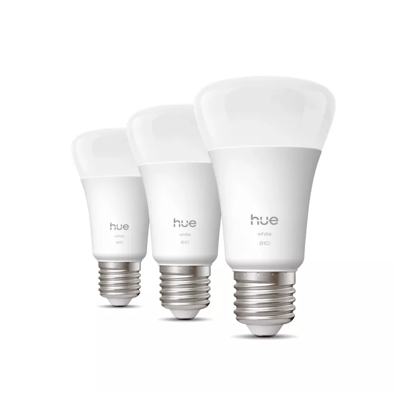 Philips A60 – E27 viedā spuldze – 810, Bluetooth/Zigbee, LED, E27, A19, Maigi balta, 2700 K
