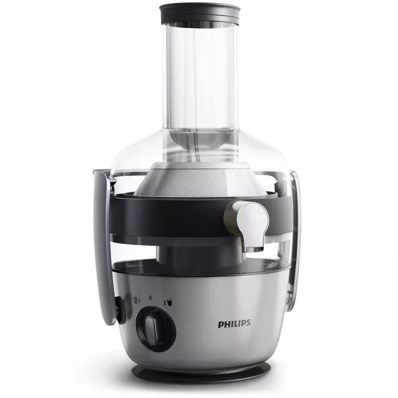 Sulu spiede Philips Avance Collection HR1922/21 — 1200 W, metāliska, SAN krūze, 2 ātrumi, 8 cm padeves caurule