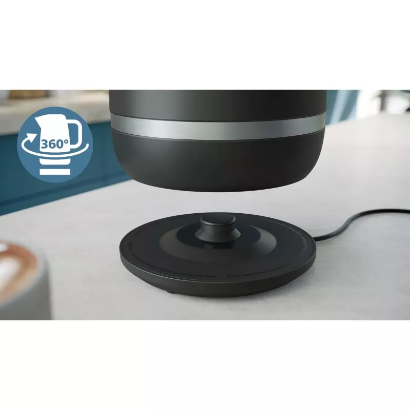 Elektriskā tējkanna Philips 7000 Series HD9396/90 — 1,7 L, 2400 W, nerūsējošais tērauds, dubultsienu