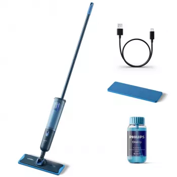 Elektriskais sūkļa uzgalis Philips XV3101/01 ar bateriju Slapjš Bez maisa Zils 1,2 Ah