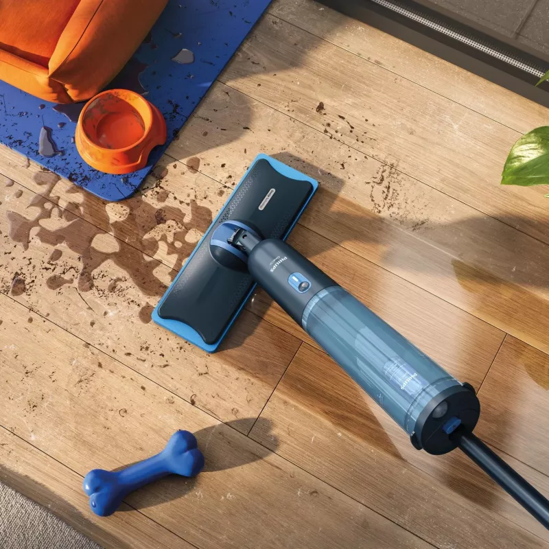 Elektriskais sūkļa uzgalis Philips XV3101/01 ar bateriju Slapjš Bez maisa Zils 1,2 Ah