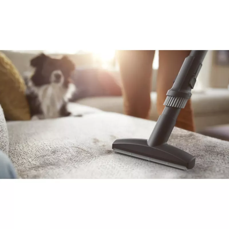 Cilindriskais putekļsūcējs Philips 8000 sērija XD8122/10 — 900 W, 4 L putekļu maiss, HEPA filtrs, melns