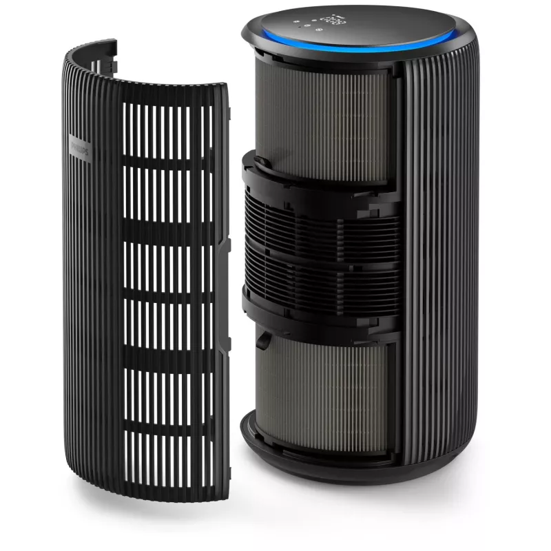 Gaisa attīrītājs Philips 4200 sērija AC4221/11 — pārklājums 156 m², CADR 600 m³/h, 51,5 dB, 54 W, melns, 6,5 kg