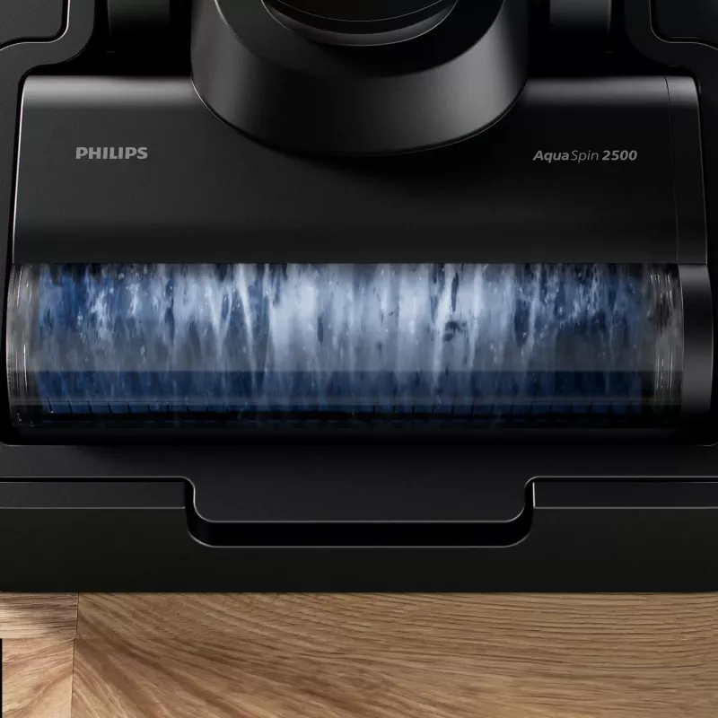 Philips 7000 sērija XW7263/11 putekļsūcējs/elektriskā slota 2-in-1 putekļsūcējs Baterija Sausā un mitrā tīrīšana Bez maisiņa 0,45 L 160 W Melna