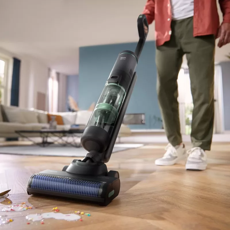 Philips 7000 sērija XW7263/11 putekļsūcējs/elektriskā slota 2-in-1 putekļsūcējs Baterija Sausā un mitrā tīrīšana Bez maisiņa 0,45 L 160 W Melna