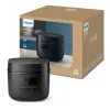 Rīsu vārītājs Philips 3000 sērija HD3080/80, 0,54 L, 400 W, melns, pogu vadība