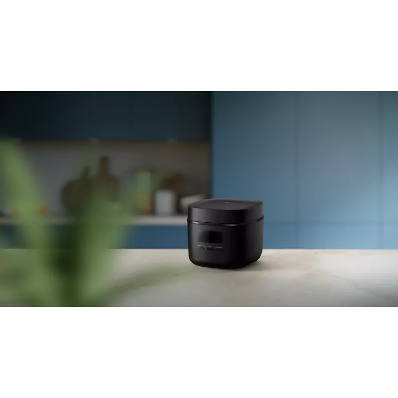 Rīsu vārītājs Philips 3000 sērija HD3080/80, 0,54 L, 400 W, melns, pogu vadība