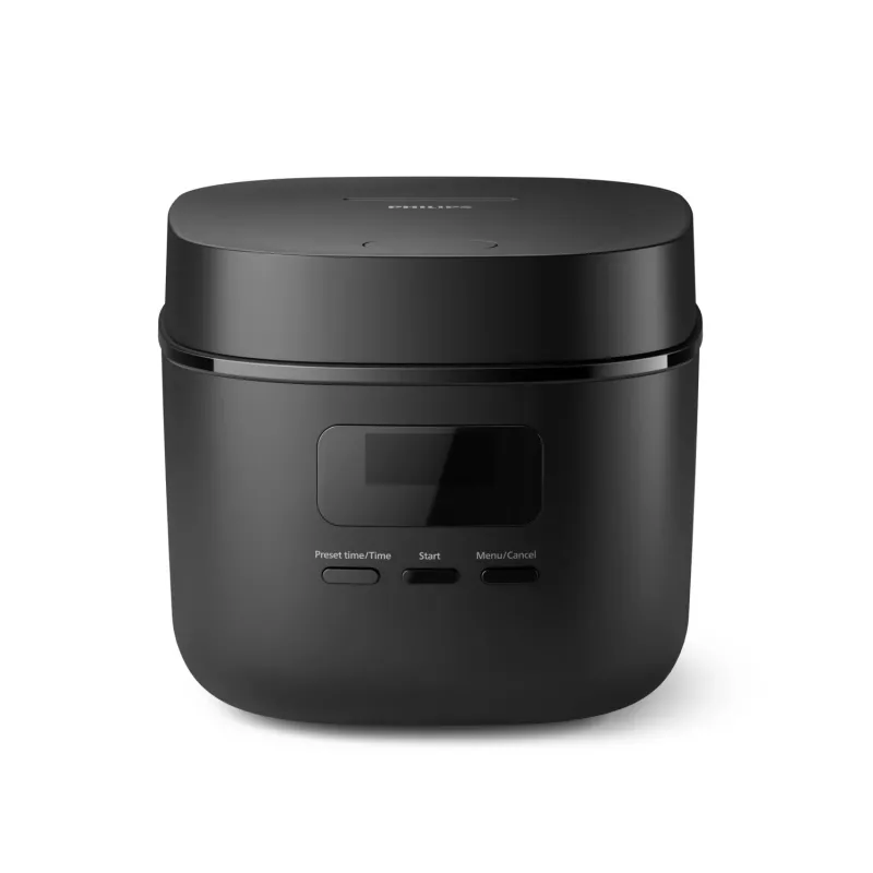 Rīsu vārītājs Philips 3000 sērija HD3080/80, 0,54 L, 400 W, melns, pogu vadība