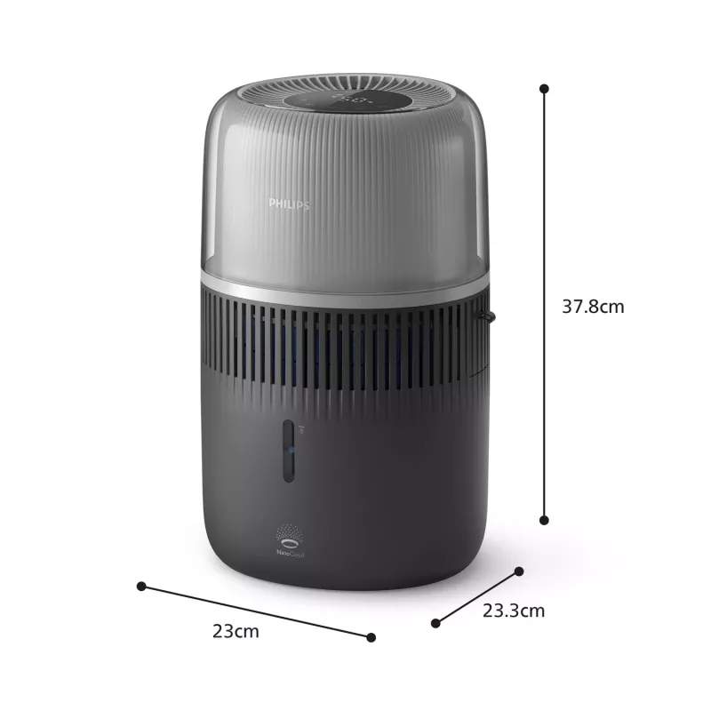Mitrinātājs Philips 5000 sērija HU5710/03 – tvaika mitrinātājs, 4,5 L, grafīta