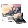 Satechi ST-CMAM portatīvā doka/portu replikators USB 3.2 Gen 1 Type-C, HDMI, USB-A, USB-C, pelēks, alumīnijs