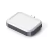 Mobilo ierīču lādētājs Satechi ST-UC2WCDM USB bezvadu uzlāde austiņām viedpulkstenim sudrabaini balts