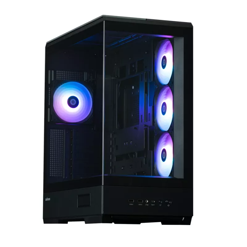 PC Case Zalman P50 DS Melns Midi Tower