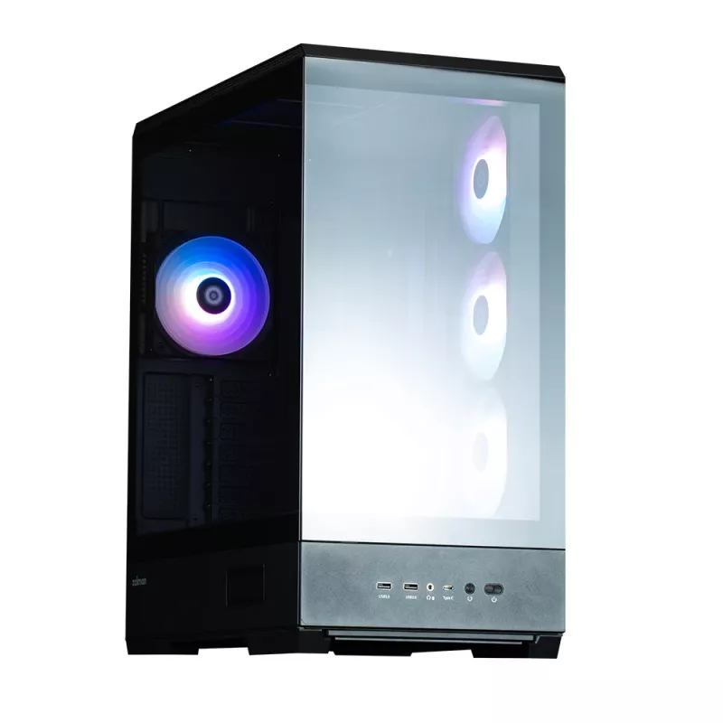 PC Case Zalman P50 DS Melns Midi Tower