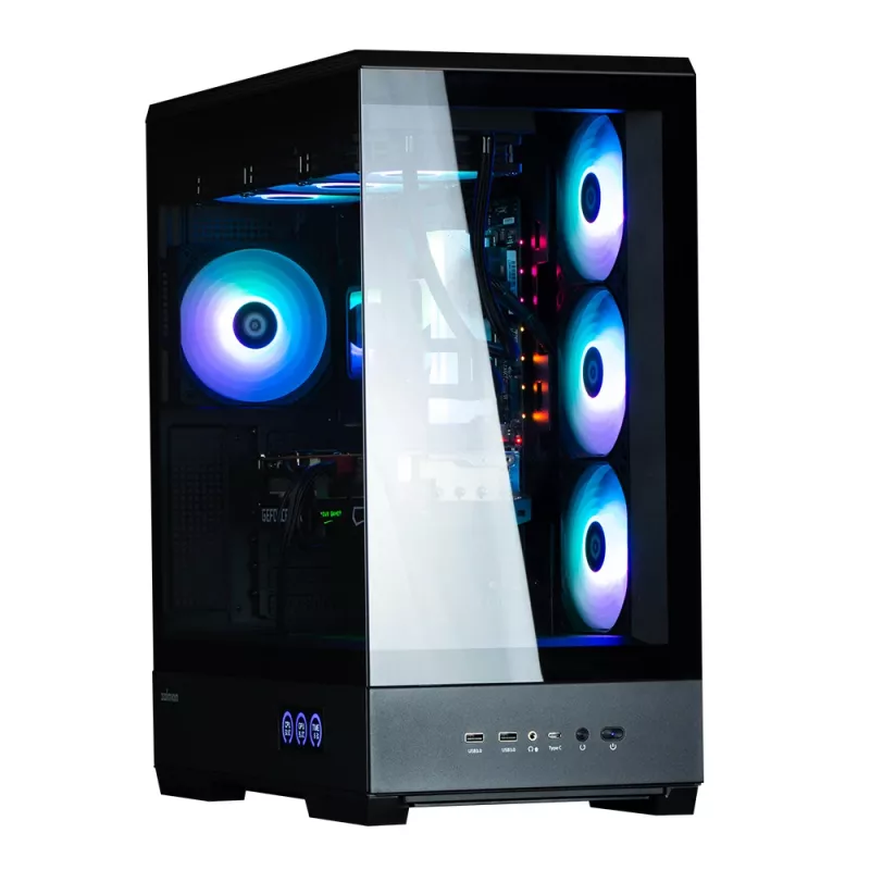 PC Case Zalman P50 DS Melns Midi Tower