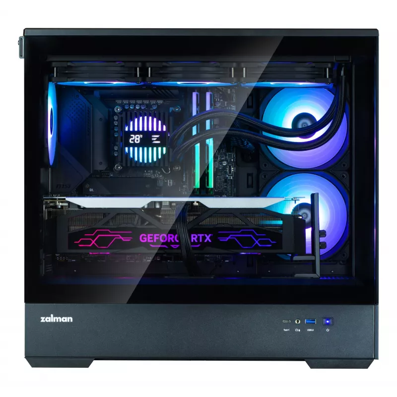PC Case Zalman P30 Melns V2 Mini Tower
