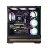 PC case Zalman P40 NAMU Melns Midi Tower Melns