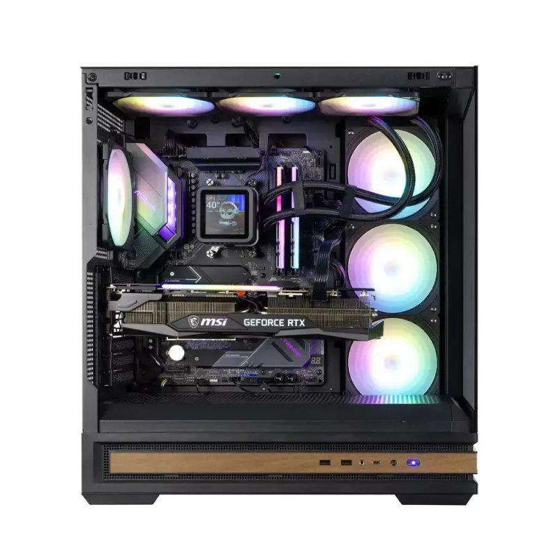 PC case Zalman P40 NAMU Melns Midi Tower Melns