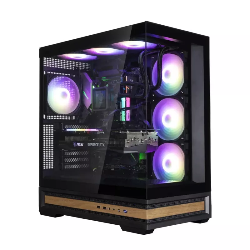 PC case Zalman P40 NAMU Melns Midi Tower Melns