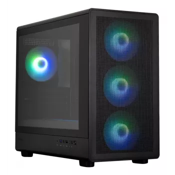 Datora korpuss M5 Melns mATX Mini Tower Melns