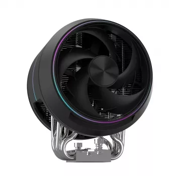 Zalman ZET5 Procesora ventilators 12 cm Melns 1 gab.