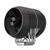 Zalman ZET5 Procesora ventilators 12 cm Melns 1 gab.