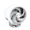 CPU dzesētājs ZALMAN ZET5 balta ar 120 mm ventilatoru un RGB apgaismojumu