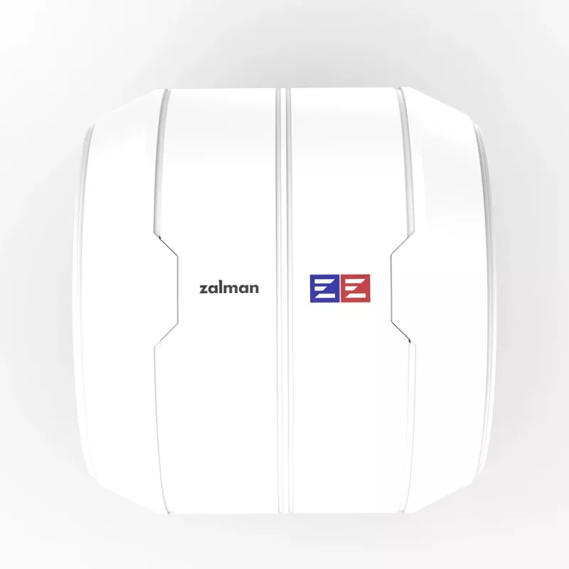 CPU dzesētājs ZALMAN ZET5 balta ar 120 mm ventilatoru un RGB apgaismojumu