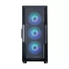 ZALMAN PC korpuss i3 NEO V2 Mid Tower, ARGB ventilatori x4, melns