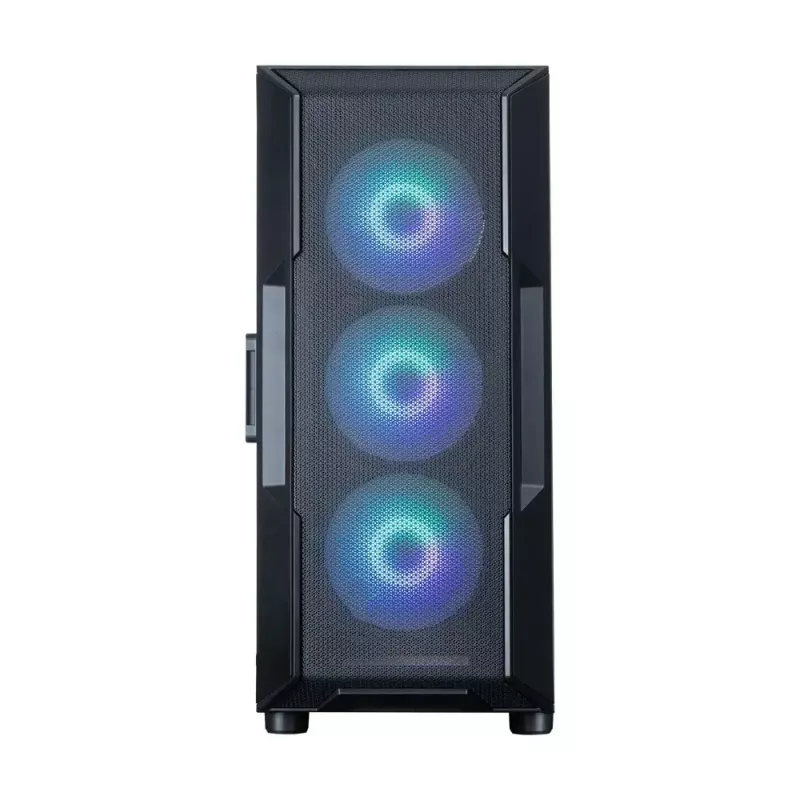 ZALMAN PC korpuss i3 NEO V2 Mid Tower, ARGB ventilatori x4, melns
