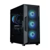 ZALMAN PC korpuss i3 NEO V2 Mid Tower, ARGB ventilatori x4, melns