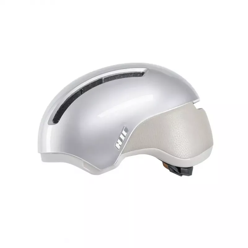 Velosipēdu aizsargķivere HJC CALIDO PLUS L, pērļaini pelēki sudrabota, in-mold, 58–63 cm, 350 g, magnētisks vizieris