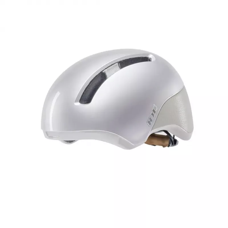 Velosipēdu aizsargķivere HJC CALIDO PLUS L, pērļaini pelēki sudrabota, in-mold, 58–63 cm, 350 g, magnētisks vizieris