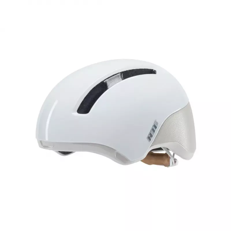 Velosipēdistu ķivere HJC CALIDO PLUS Izmērs L — Balta/Pelēka, In-mold, 58–63 cm, 350 g, Magnētiskais vizieris