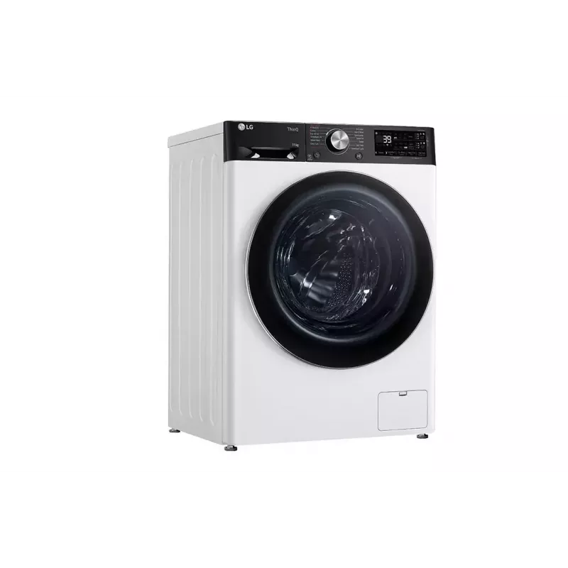 LG F4WR711S3HA veļas mašīna ar priekšējo ielādi 11 kg 1360 apgr./min Melna, Balta