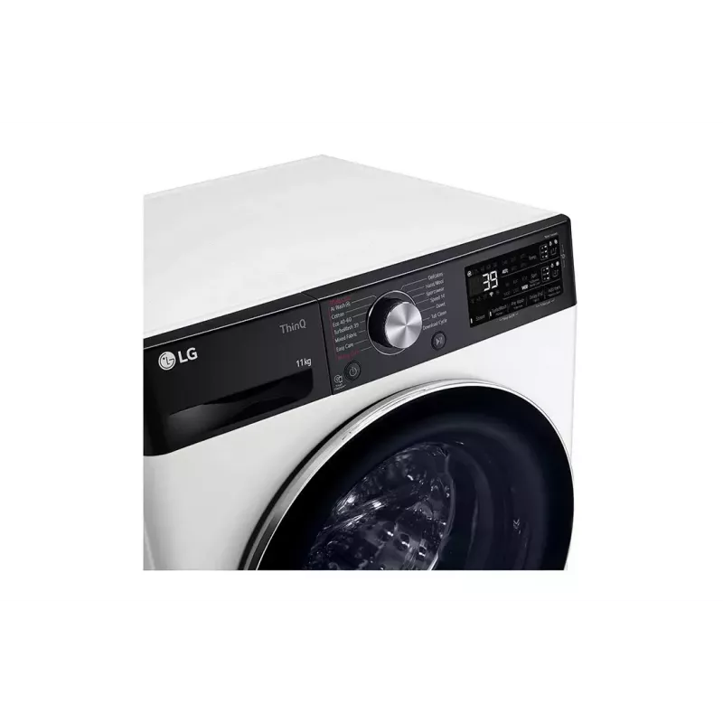 LG F4WR711S3HA veļas mašīna ar priekšējo ielādi 11 kg 1360 apgr./min Melna, Balta