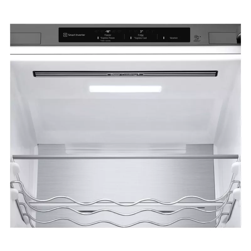 LG GBV5240DPY Brīvi stāvošs 387 L Sudraba
