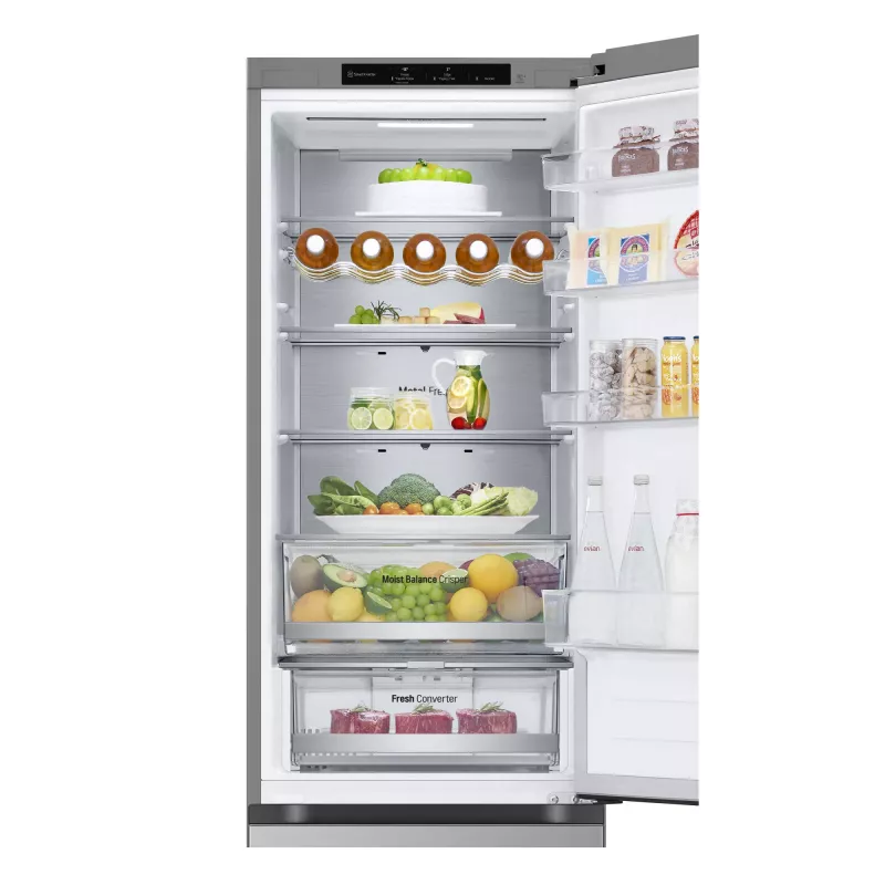 LG GBV5240DPY Brīvi stāvošs 387 L Sudraba