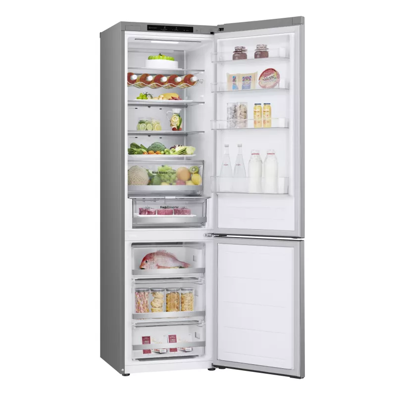 LG GBV5240DPY Brīvi stāvošs 387 L Sudraba