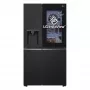 LG InstaView GSGV81EPLL blakus durvju ledusskapis, brīvi stāvošs, 635 L, melns